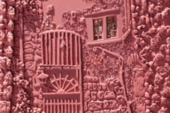 Sculpture sous-jacente à Pots à Vence, 24x12 po